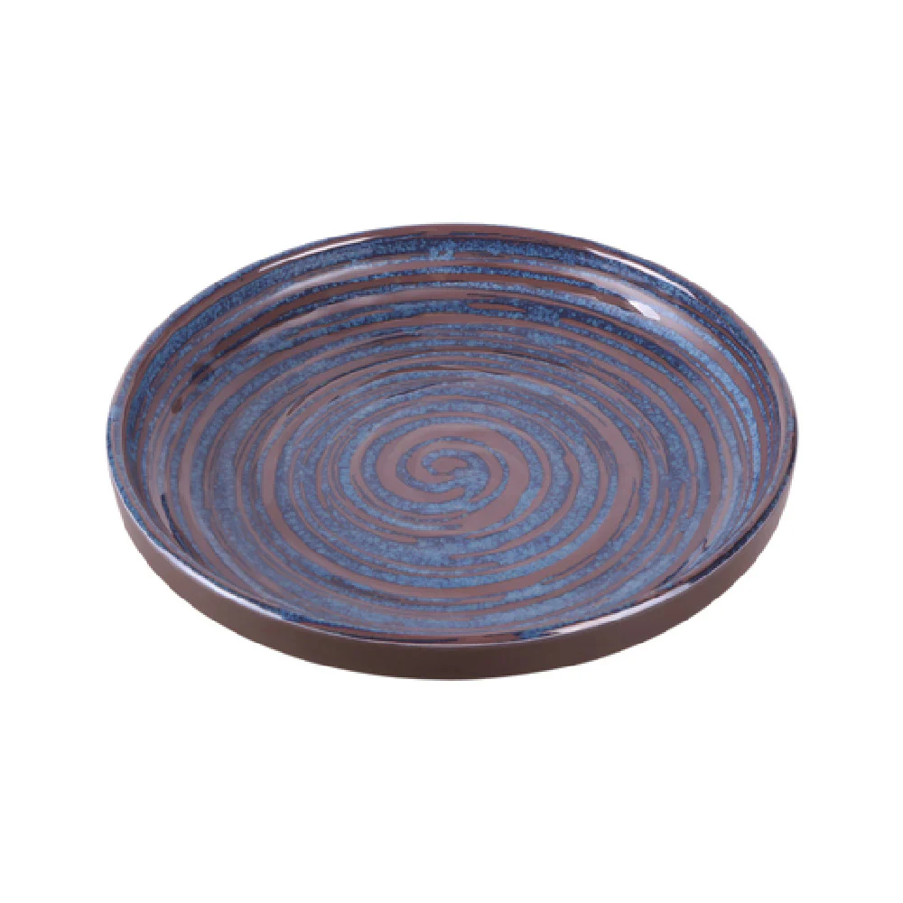 GET Enterprises B395099-SDB 9 Inch Coupe Plate Blue Melamine 6 Packs GET Enterprises B395099-SDB 9 Inch Coupe Plate Blue Melamine 6 Packs