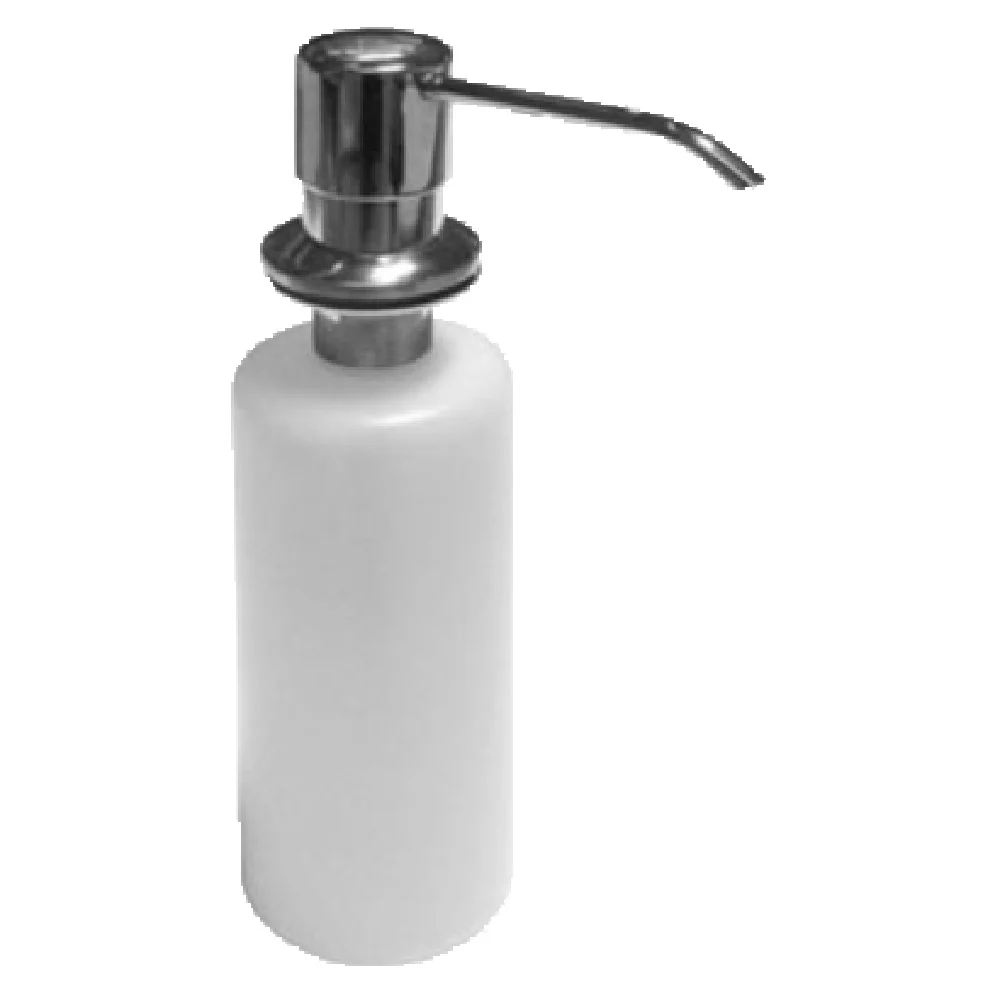 GSW USA AA-138 12 Oz Soap Dispenser Manual Deck Mount with Chrome Plastic GSW USA AA-138 12 Oz Soap Dispenser Manual Deck Mount with Chrome Plastic