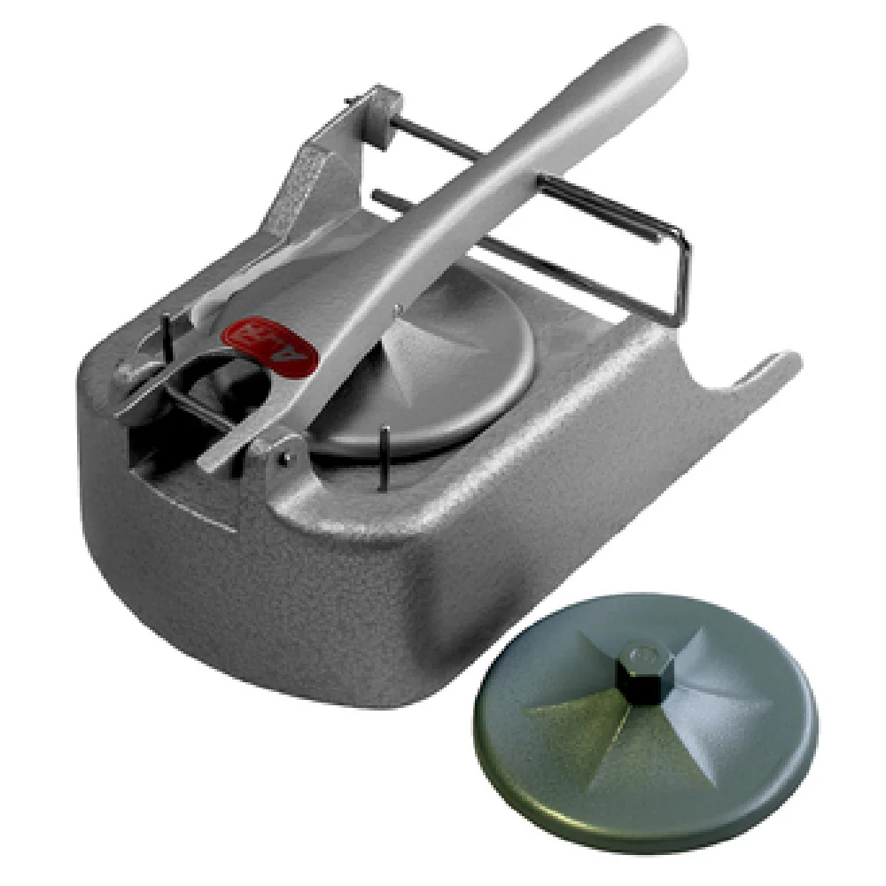 Alfa PM-1 Hand Operated Hamburger Patty Press Cast Aluminum Baked Enamel Finish