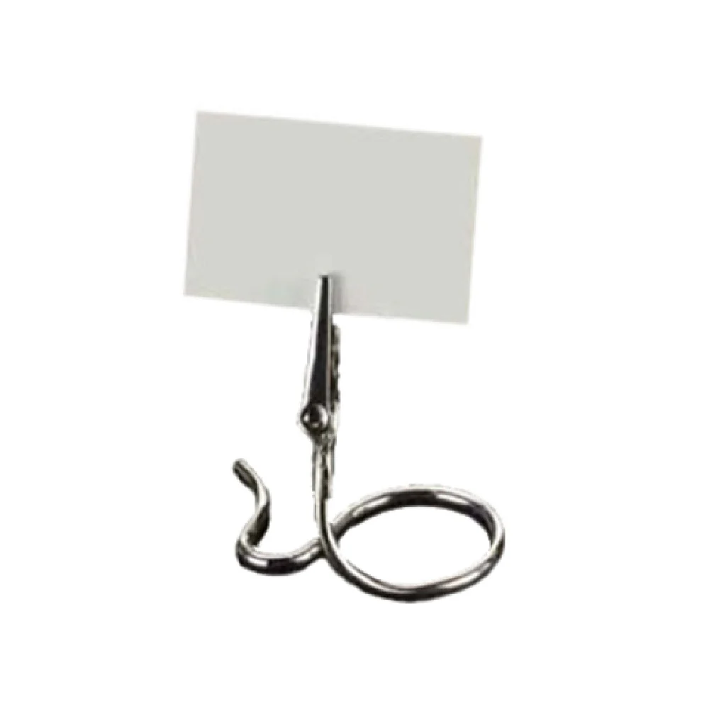 American Metalcraft SAC35 Card Holder Alligator Style Clip Stainless Steel