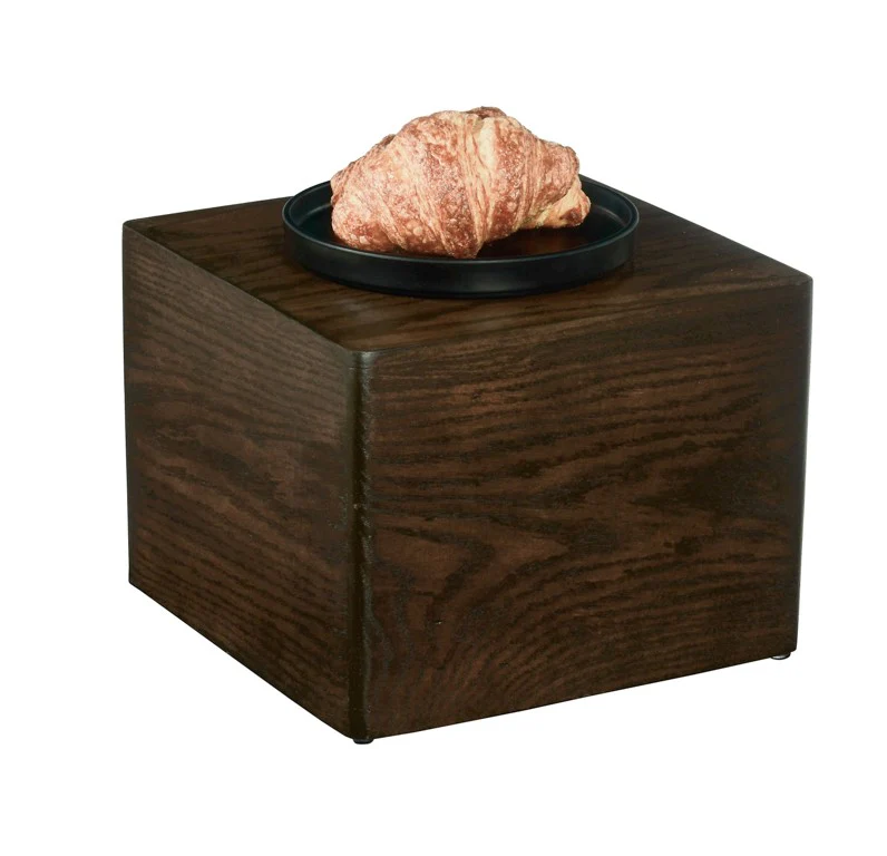 Cal Mil 22420-9-112 12 Inch Brown Square Display Riser Wood with Stable Platform Cal Mil 22420-9-112 12 Inch Brown Square Display Riser Wood with Stable Platform
