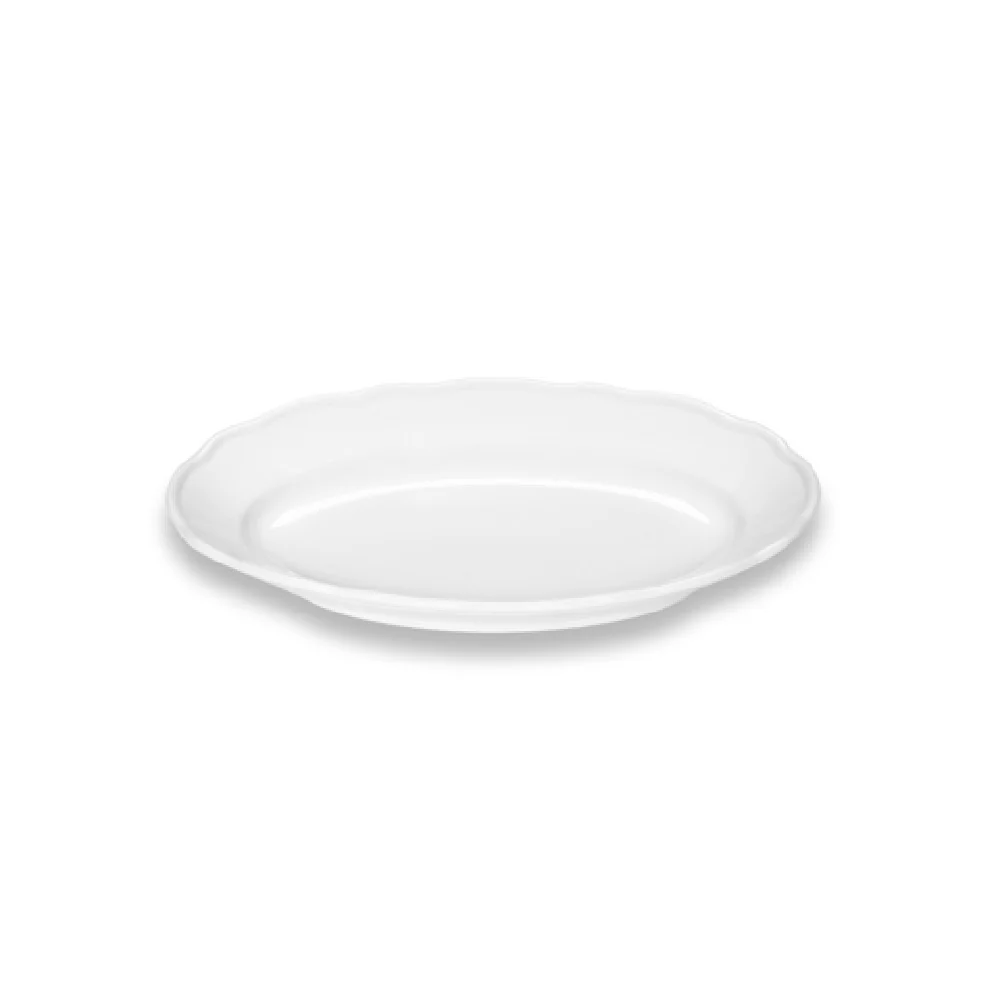 BauscherHepp 452025-360161 9.8 Inch Porcelain Oval Platter with Marie Christine BauscherHepp 452025-360161 9.8 Inch Porcelain Oval Platter with Marie Christine