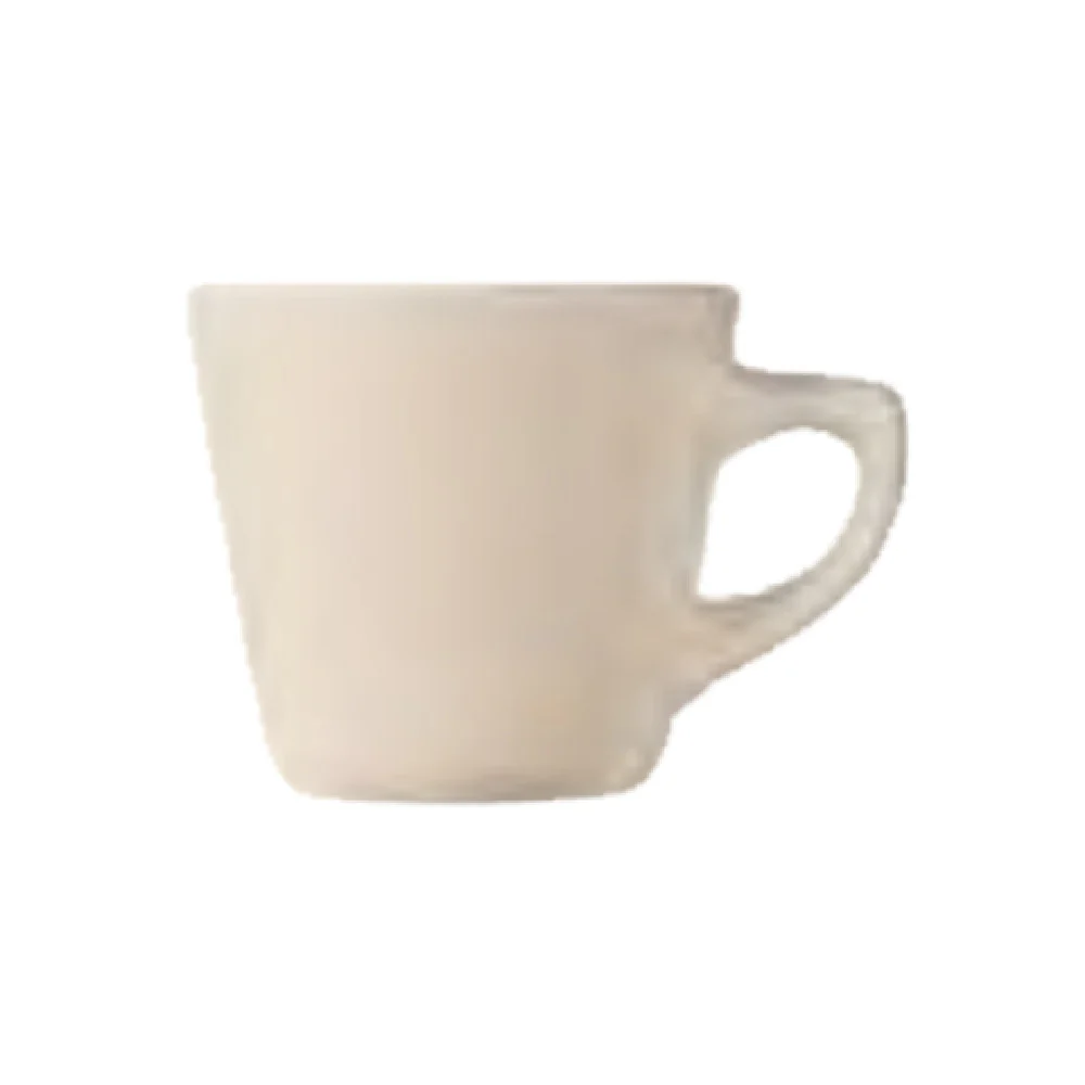 Libbey PWC-1 7 Oz Cup Rolled Edge Stoneware Cream White 36 Packs