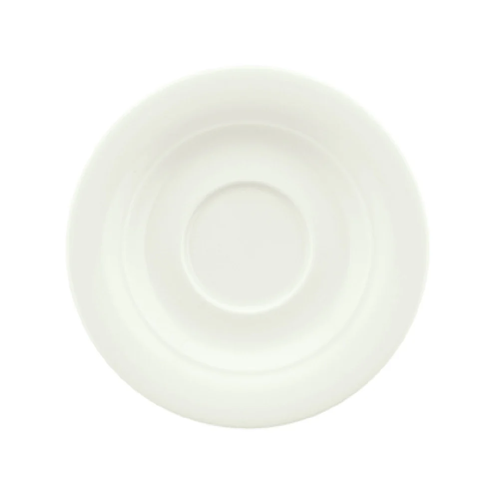 Libbey 9196918 6-1/4 Inch Saucer Round Porcelain Avanti Gusto White