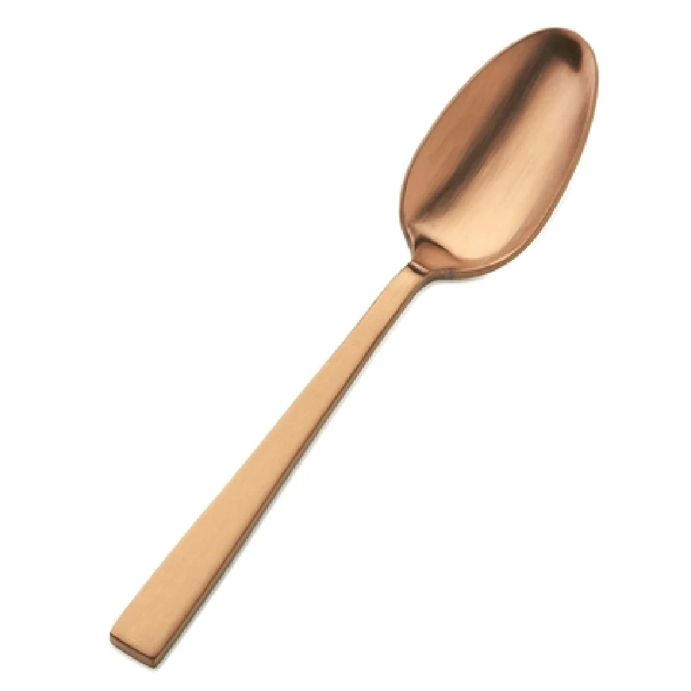 Bon Chef S3700RGM 6-1/4 Inch Rose Gold Matte Roman Teaspoon 18/10 Stainless Steel