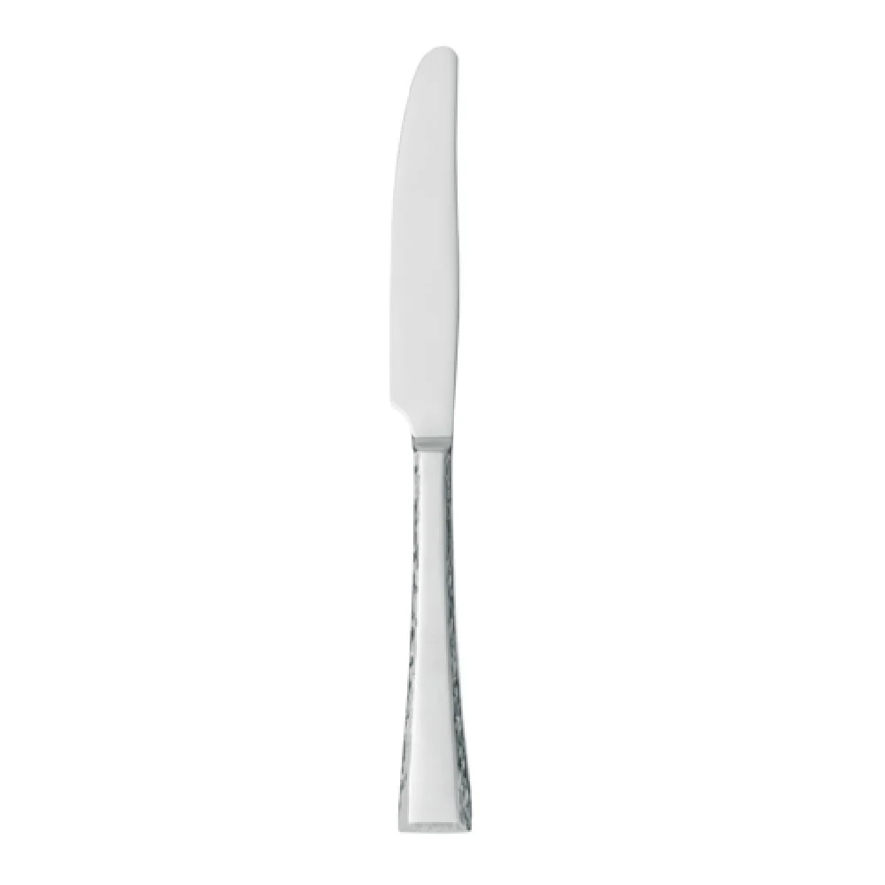 Libbey 926 5921 9-1/4 Inch Serrated Blade Dessert Knife Hammered Finish 18/8 Stainless Steel