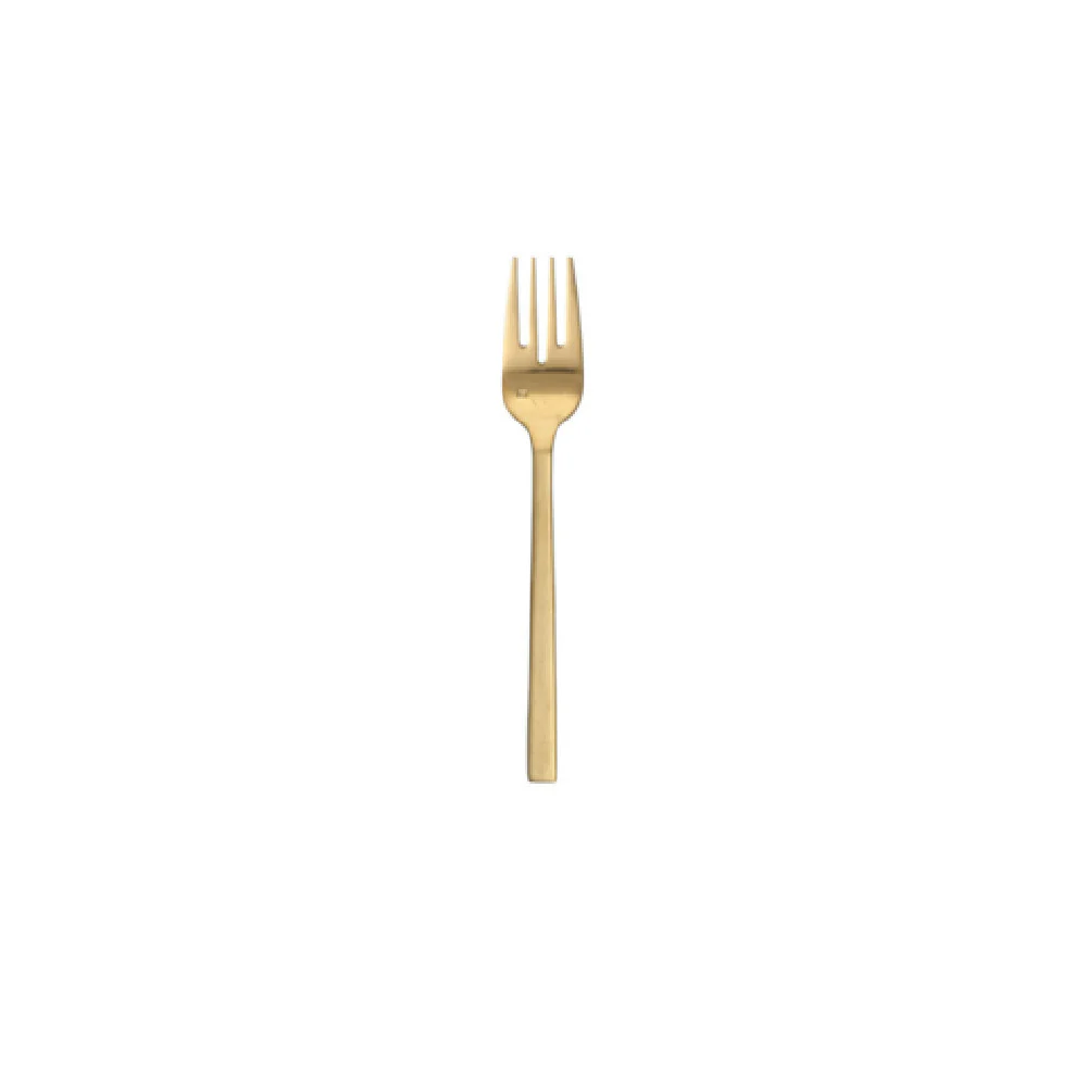 Fortessa 1.9B.165.00.012 7 Inch Salad Fork Brushed 18/10 Stainless Steel Gold