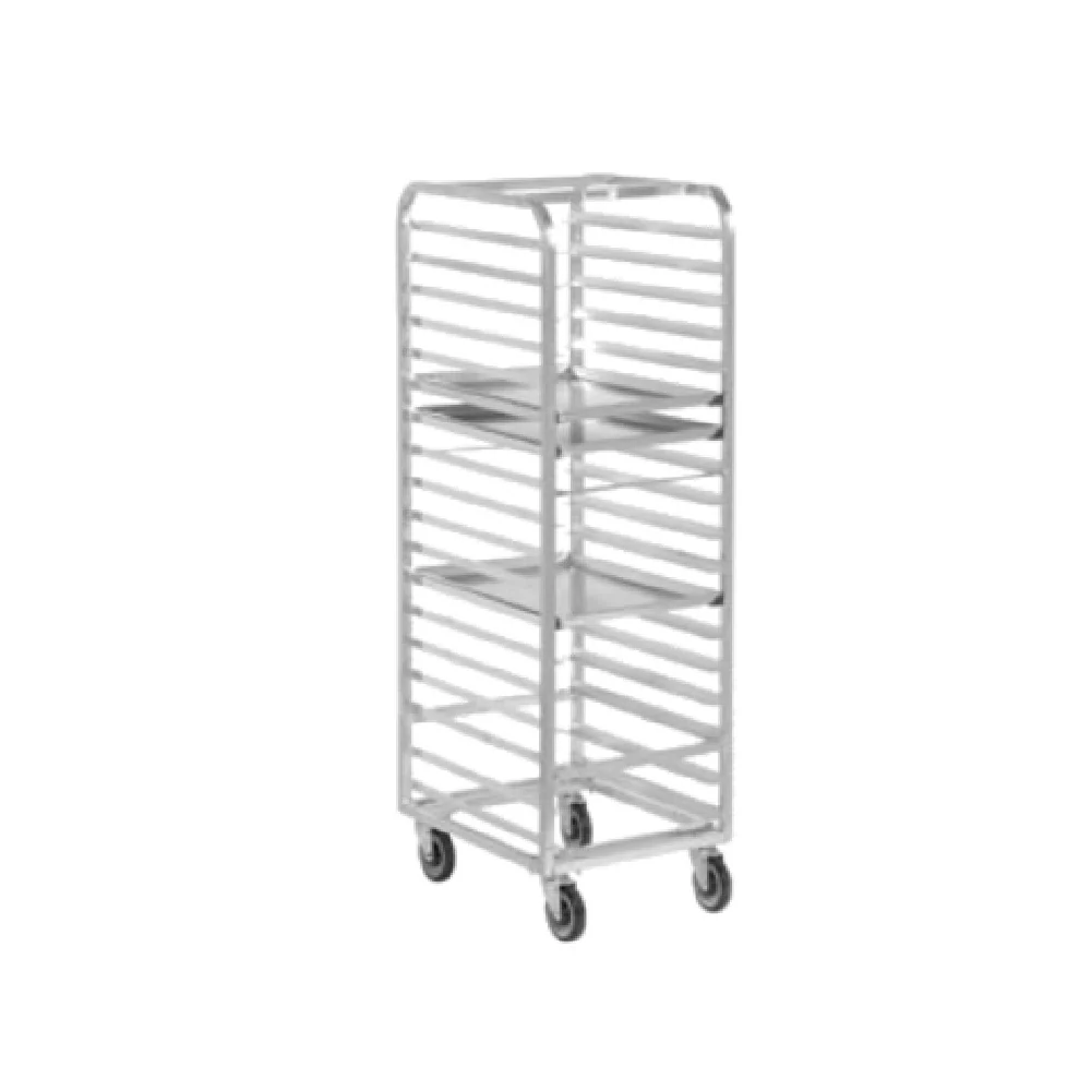 Channel 404A 20 Inch Bun Pan Rack All-Welded Aluminum with Casters