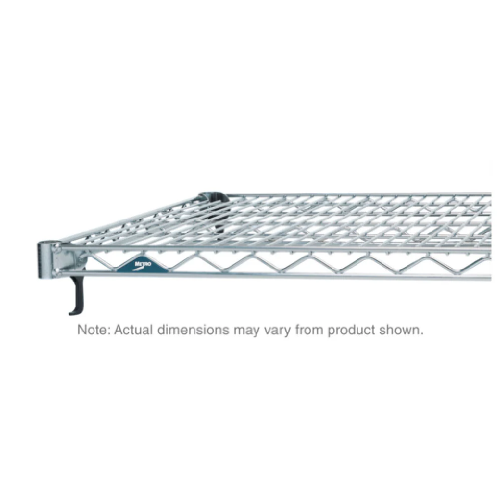 Metro A2160NS 60 Inch Wire Shelf Stainless Steel with Descriptors