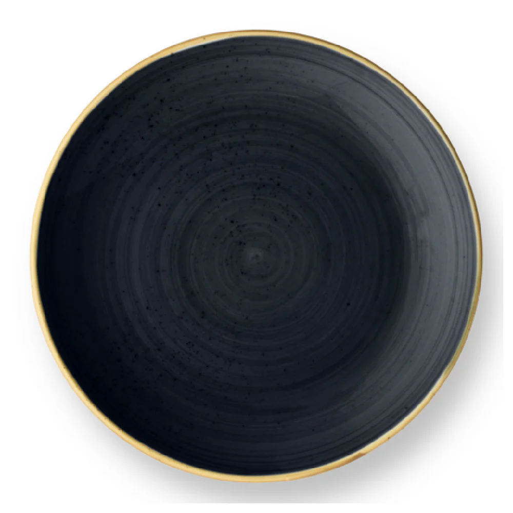 Bon Chef 2060020P-SG 6.5 Inch Diameter Coupe Plate Slate Gray Alumina Vitrified Bon Chef 2060020P-SG 6.5 Inch Diameter Coupe Plate Slate Gray Alumina Vitrified