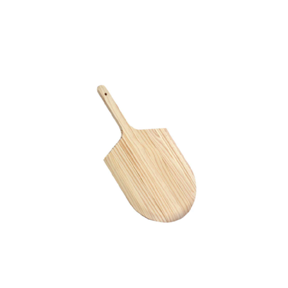CAC China PPLW-1415B 24 Inch Wooden Pizza Peel with Stainless Steel Blade CAC China PPLW-1415B 24 Inch Wooden Pizza Peel with Stainless Steel Blade