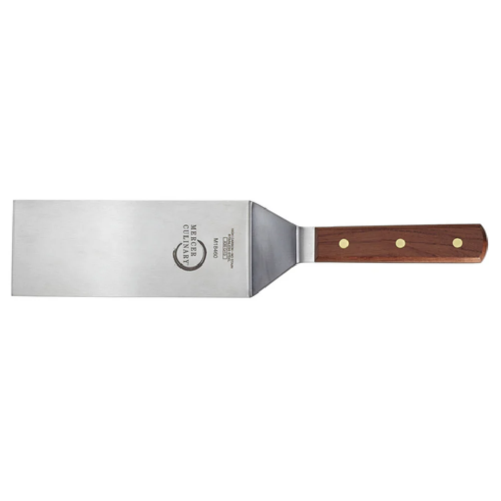 Mercer Culinary M18460 8 Inch Turner with High Carbon Japanese Blade Rosewood Handle