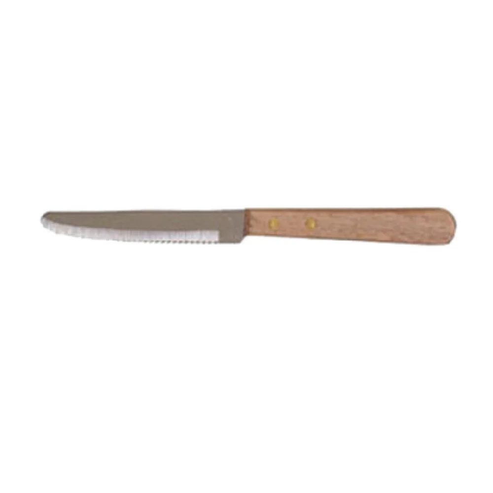 1880 Hospitality SK-16R 4-3/4 Inch Blade Rounded Tip Stainless Steel Steak Knife 1880 Hospitality SK-16R 4-3/4 Inch Blade Rounded Tip Stainless Steel Steak Knife