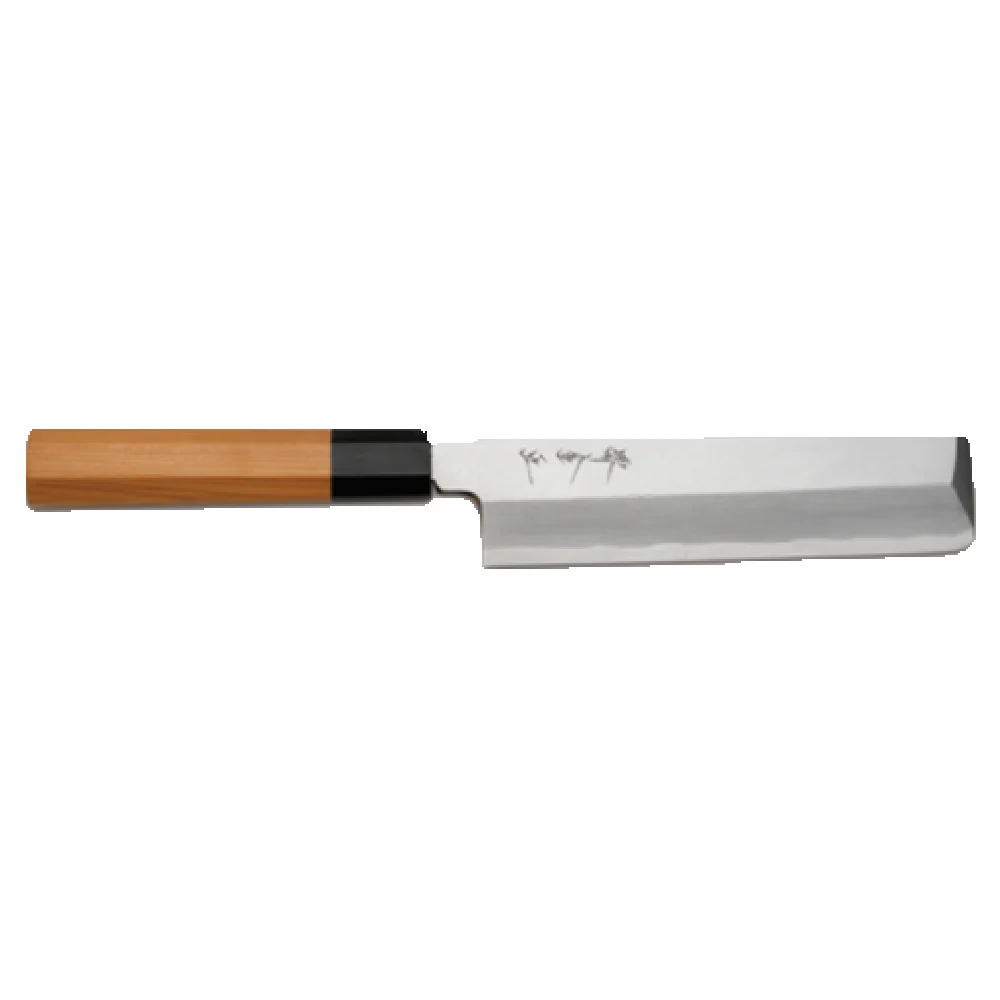 JB Prince Y824 18 7 Inch Smooth Edge Square Blade Kanemasa Usuba Knife Wood Handle JB Prince Y824 18 7 Inch Smooth Edge Square Blade Kanemasa Usuba Knife Wood Handle