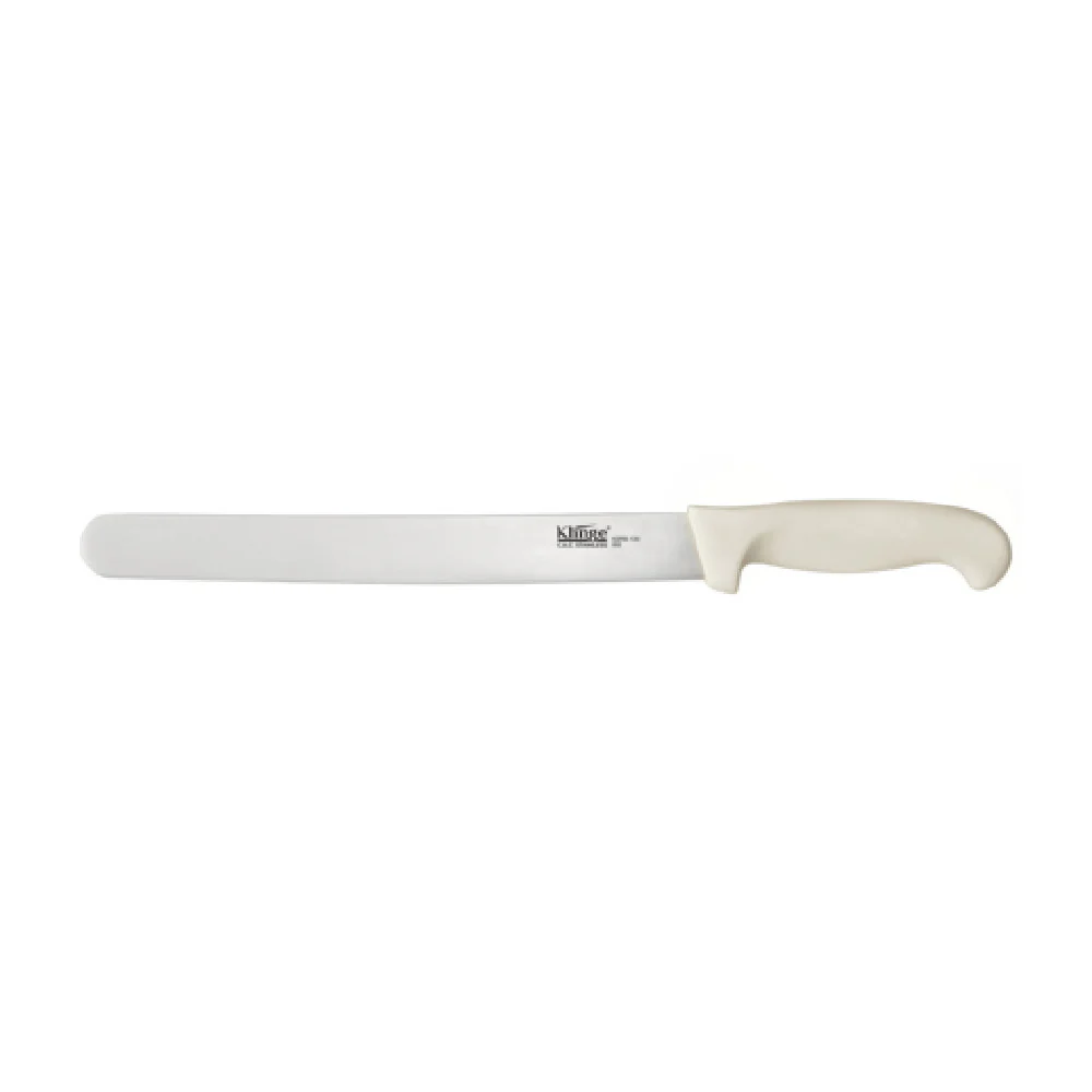 CAC China KSRB-120 12 Inch Non-slip White Handle Knife German High-carbon Steel CAC China KSRB-120 12 Inch Non-slip White Handle Knife German High-carbon Steel