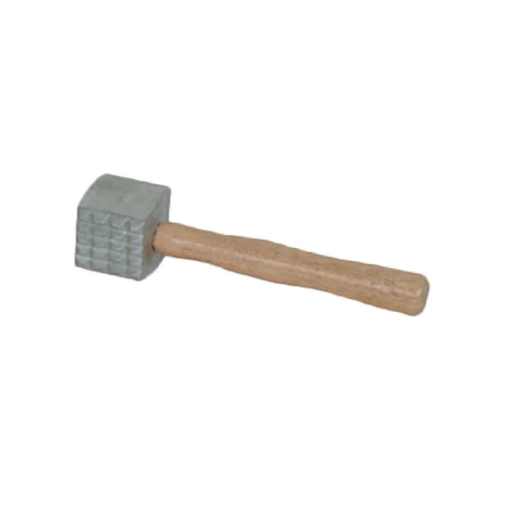 Thunder Group ALMTW001 12 Inch Meat Tenderizer Mallet 2 Sided Wood Handle Aluminum Thunder Group ALMTW001 12 Inch Meat Tenderizer Mallet 2 Sided Wood Handle Aluminum