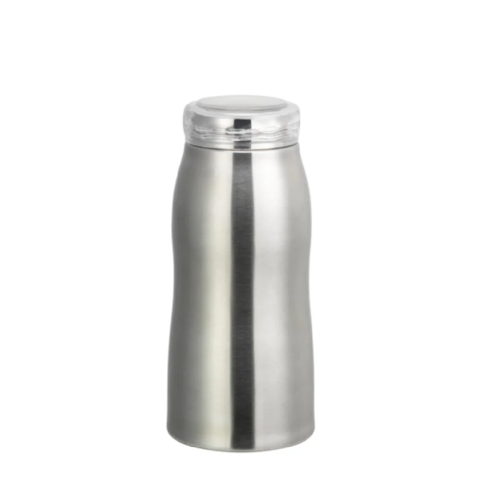 Service Ideas VV07SSTS 3.75 Inch Oil and Vinegar Cruet with Twisted Pour Lid Brushed Stainless Steel Service Ideas VV07SSTS 3.75 Inch Oil and Vinegar Cruet with Twisted Pour Lid Brushed Stainless Steel