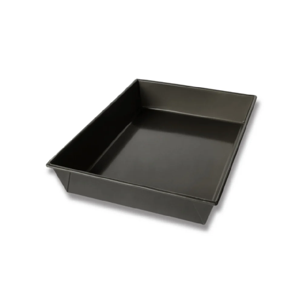 Chicago Metallic 91025 10 Inch Detroit Style Pizza Pan 26 Gauge Carbon Steel