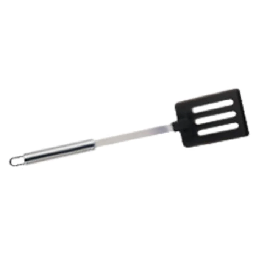 Spring USA K2332 14 Inch Non-stick Turner Slotted Stainless Steel Handle Black Nylon Spring USA K2332 14 Inch Non-stick Turner Slotted Stainless Steel Handle Black Nylon