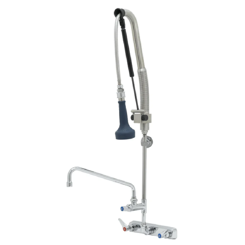 T&S Brass B-5125-12-CRB8P EasyInstall Workboard Pull_Down Pre-Rinse Unit Wall Mount Mixing Faucet T&S Brass B-5125-12-CRB8P EasyInstall Workboard Pull_Down Pre-Rinse Unit Wall Mount Mixing Faucet