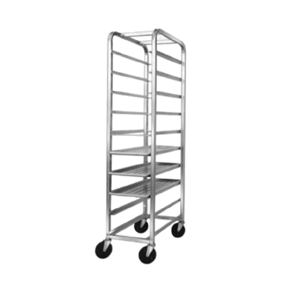 Channel 517SP3 12 Inch Stainless Steel Platter Rack Mobile with Casters