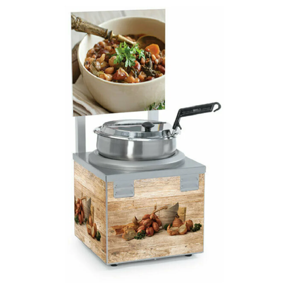 Nemco 6510A-S7P 13 Inch Soup Warmer Electric Single 7 Quart Well Stainless Steel with Thermostat Nemco 6510A-S7P 13 Inch Soup Warmer Electric Single 7 Quart Well Stainless Steel with Thermostat