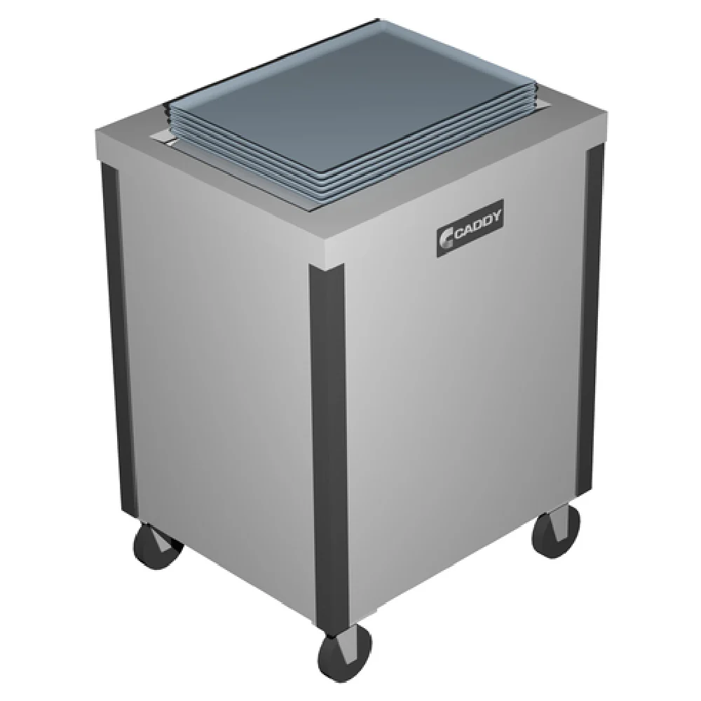 Caddy CM-1418 25 Inch Mobile Unheated Tray Dispenser Cabinet Style to 75 Trays