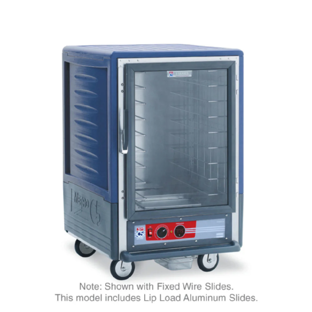 Metro C535-HLFC-L-BUA 27 Inch Mobile Heated Cabinet with Blue Insulation Armour Metro C535-HLFC-L-BUA 27 Inch Mobile Heated Cabinet with Blue Insulation Armour