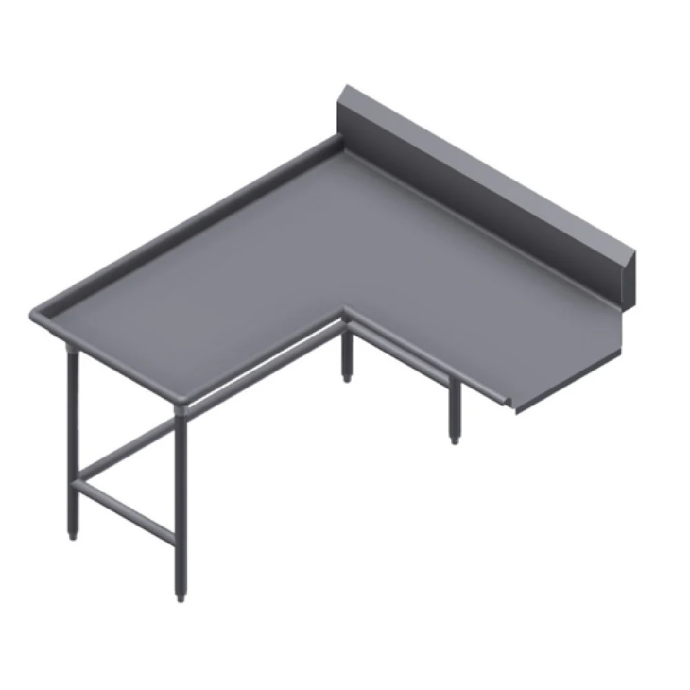 Winholt CDT-16-I-48L 48 Inch Island Clean Dish Table Left to Right Operation Winholt CDT-16-I-48L 48 Inch Island Clean Dish Table Left to Right Operation