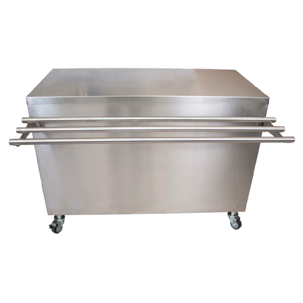 BK Resources SECT-3060H 60 Inch 14 Gauge Stainless Steel Serving Counter with Hinged Door BK Resources SECT-3060H 60 Inch 14 Gauge Stainless Steel Serving Counter with Hinged Door