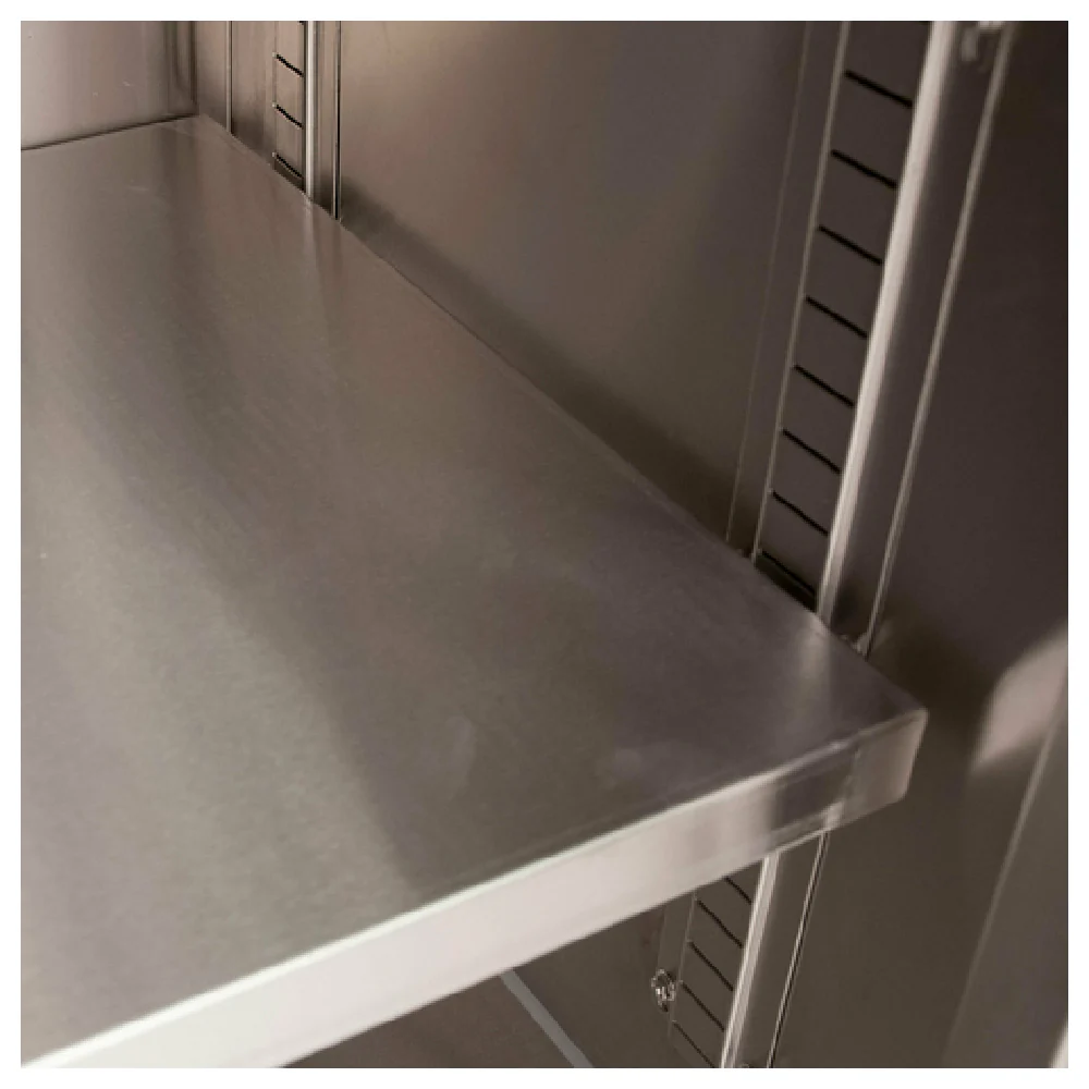 BK Resources SHF-BKWCH-48 47 Inch Stainless Steel Adjustable Shelf with Mounting
