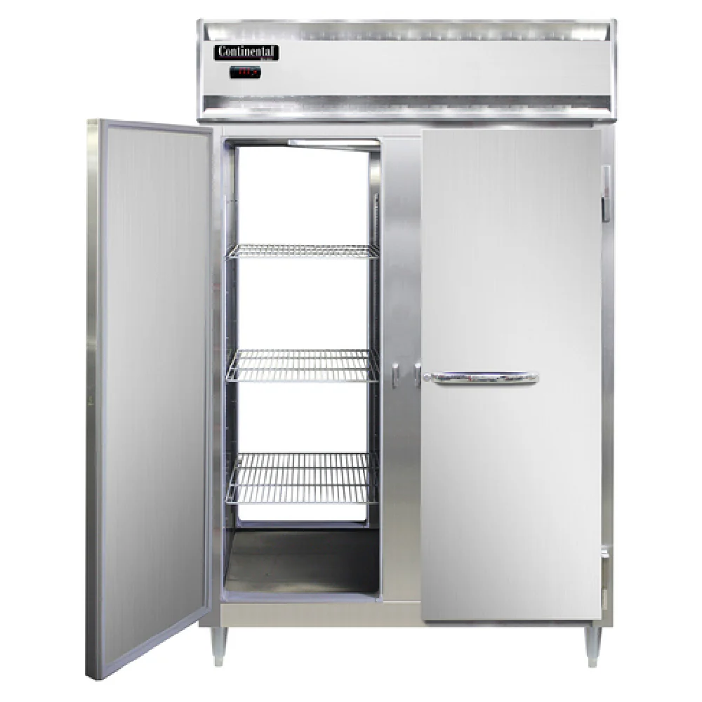 Continental Refrigerator DL2W-SS-PT 52 Inch Designer Line Heated Cabinet Pass-thru 50 cu.ft. Capacity Continental Refrigerator DL2W-SS-PT 52 Inch Designer Line Heated Cabinet Pass-thru 50 cu.ft. Capacity