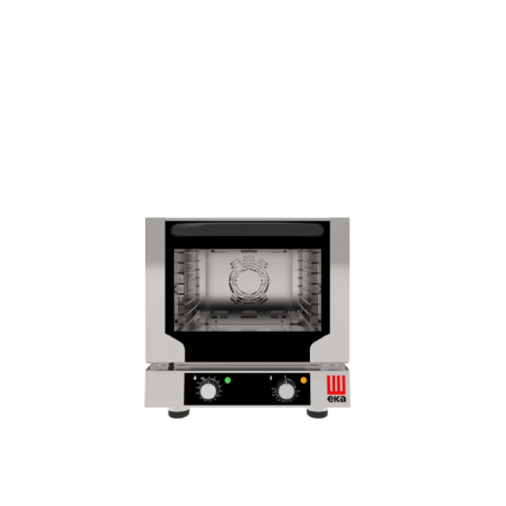 Tecnoeka EKFA 414 N S 18 Inch Electric Convection Oven Stainless Steel with 4 Rack Capacity