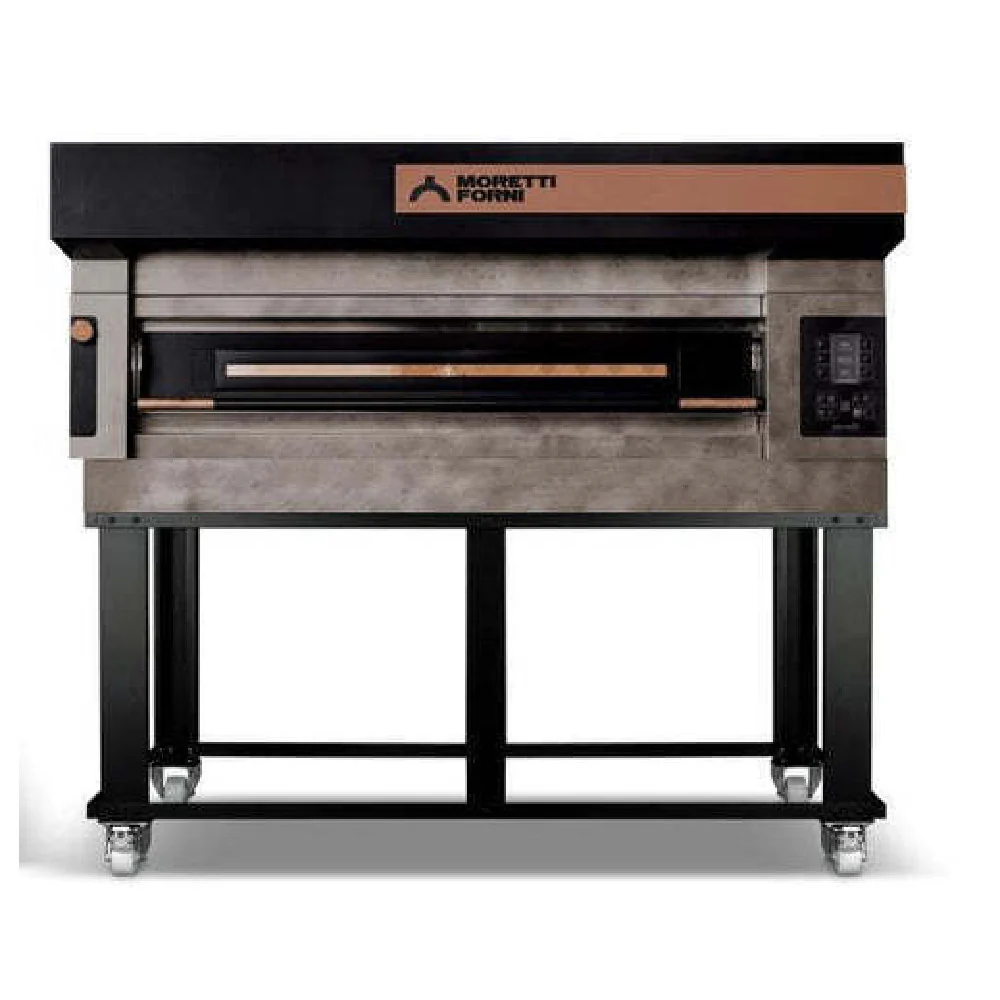 AMPTO ICON S125E1 Electric Pizza Bake Oven 48 Inch Refractory Brick Deck