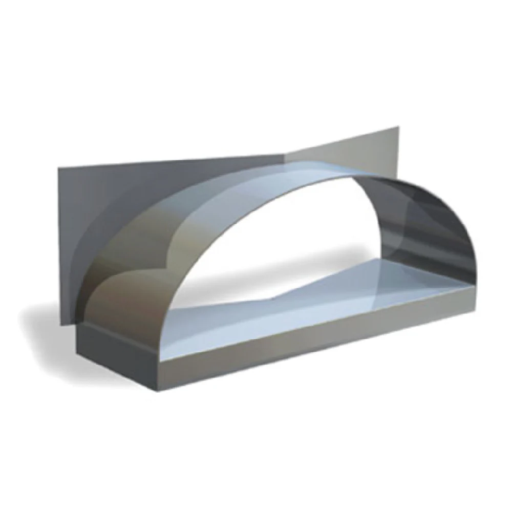 Wood Stone 0-4-DFEA-F Doorway Facade Extension Flat Arched Stainless Steel Wood Stone 0-4-DFEA-F Doorway Facade Extension Flat Arched Stainless Steel