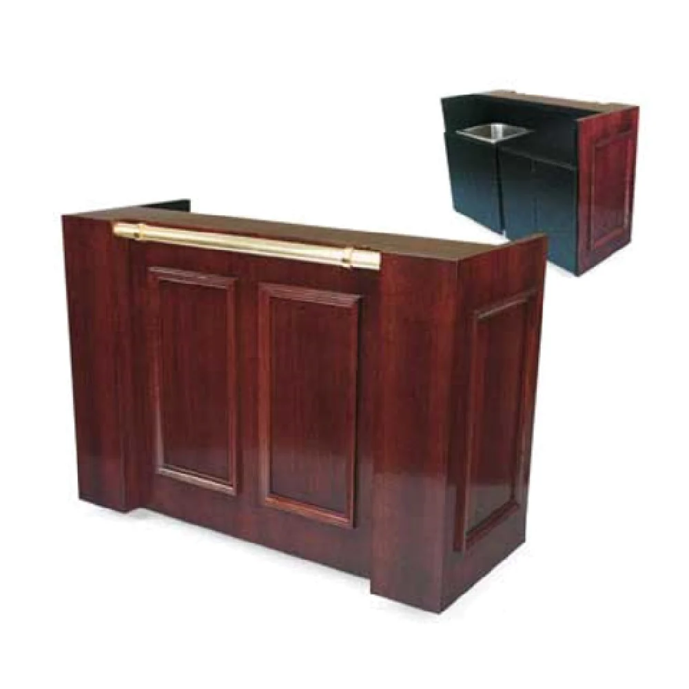 Forbes Industries 5784-8 25 Inch Mobile Bar with 2 Stainless Steel Sinks and Storage Forbes Industries 5784-8 25 Inch Mobile Bar with 2 Stainless Steel Sinks and Storage