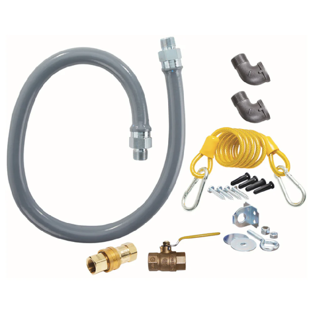 Dormont RG5060 1/2 Inch Diameter Gas Connector Hose Kit with Quick Disconnect