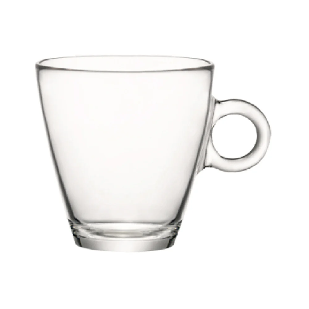 Steelite 4931Q244 10.75 Oz Coffee Tea Cup Soda Lime Glass 4.75 Inch Diameter