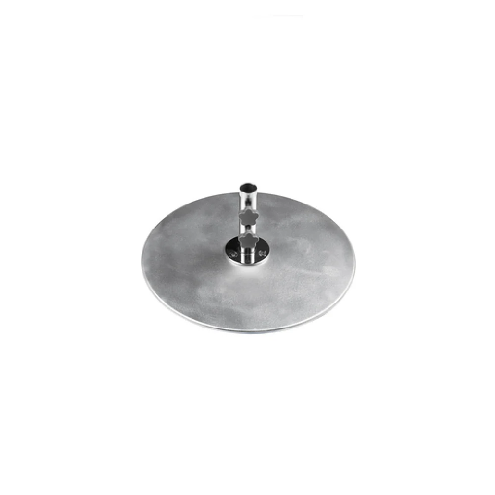 Plantation Prestige Commercial Furniture 22398070-01 24 Inch Diameter Umbrella Base Galvanized Steel Plantation Prestige Commercial Furniture 22398070-01 24 Inch Diameter Umbrella Base Galvanized Steel