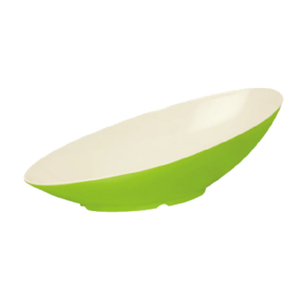 GET Enterprises B-797-KL 14 Inch Oval Bowl 1.1 Quart Break-resistant Melamine