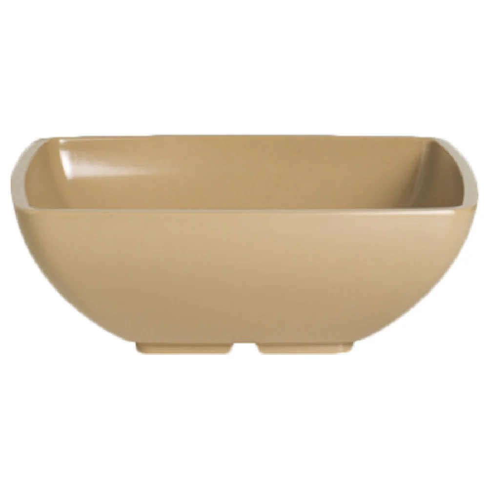 Steelite 7004DD062 4-4/5 Quarts Rectangle Bowl Melamine Tan 13 Inch 11 Inch Steelite 7004DD062 4-4/5 Quarts Rectangle Bowl Melamine Tan 13 Inch 11 Inch