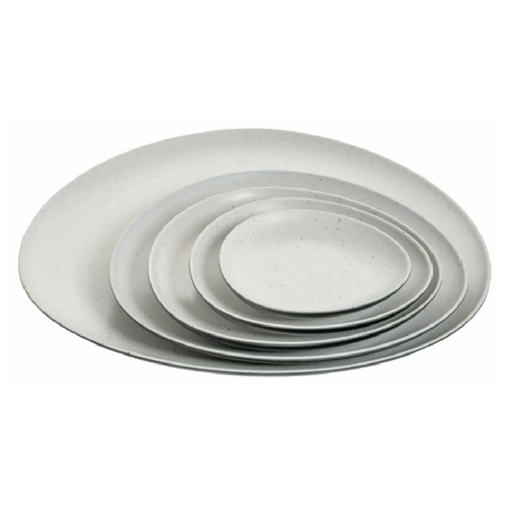 GET Enterprises RIV321 6-1/8 Inch Triangular Plate BPA Free Melamine Two Tone GET Enterprises RIV321 6-1/8 Inch Triangular Plate BPA Free Melamine Two Tone