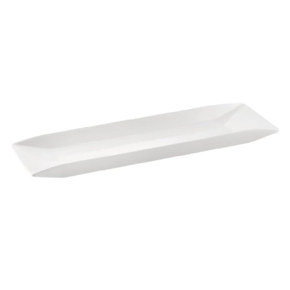 CAC China MX-RT92 23 Inch Rectangular Catering Collection Platter Porcelain