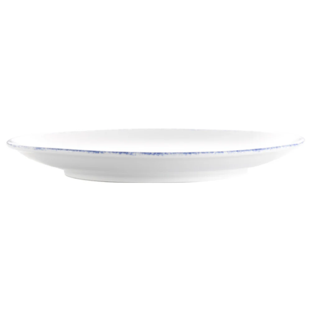 International Tableware PR-16-CB 10 Inch Porcelain Round Plate European White with Blue International Tableware PR-16-CB 10 Inch Porcelain Round Plate European White with Blue