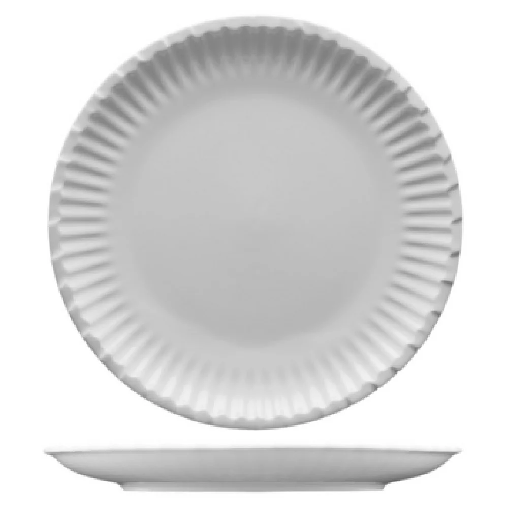 Fortessa 4600.F0000.02 8 Inch Round Paper Plate White Disposable - Case of 24 Fortessa 4600.F0000.02 8 Inch Round Paper Plate White Disposable - Case of 24