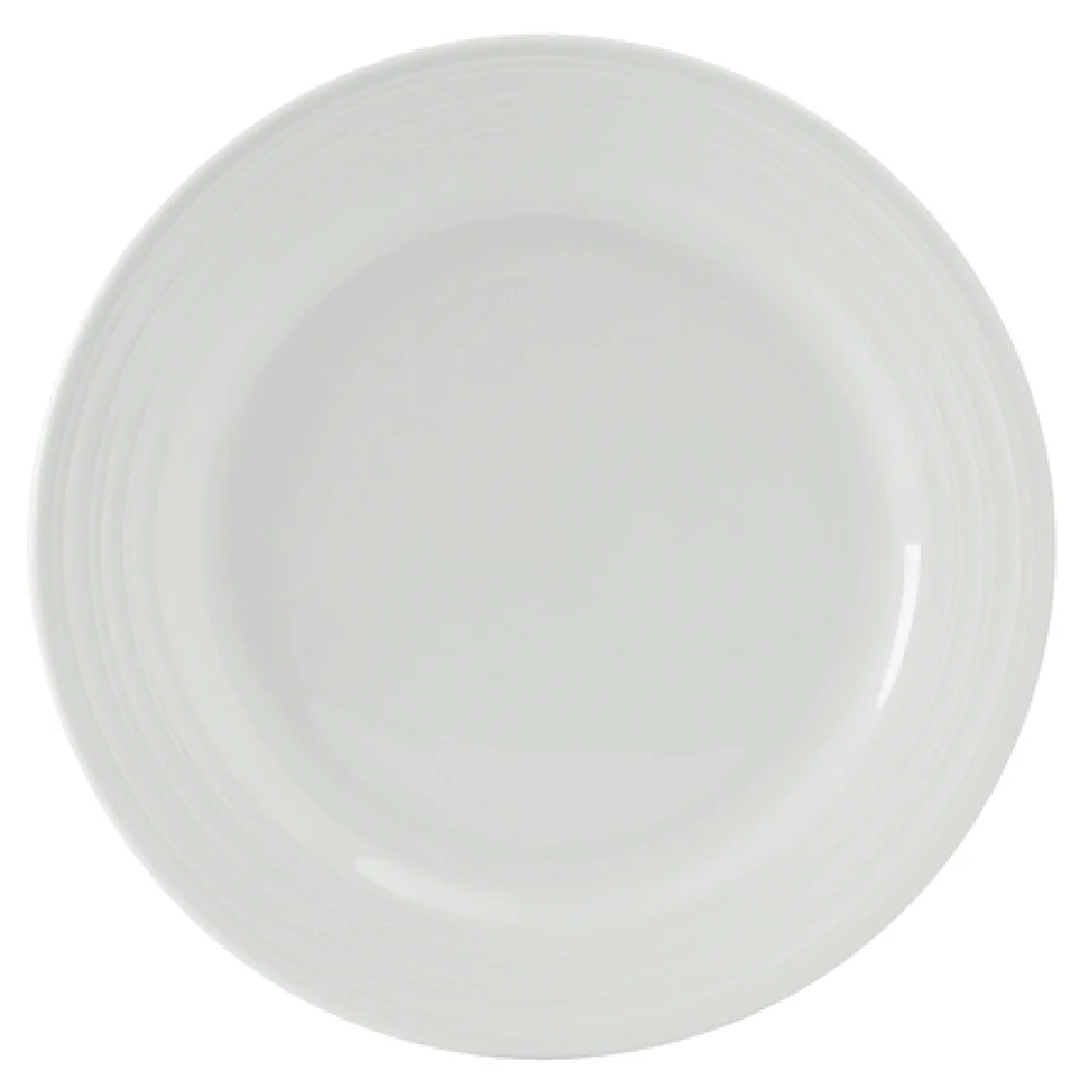 Tuxton FPA-090 9 Inch Round Plate Porcelain Lead-free Dishwasher Safe