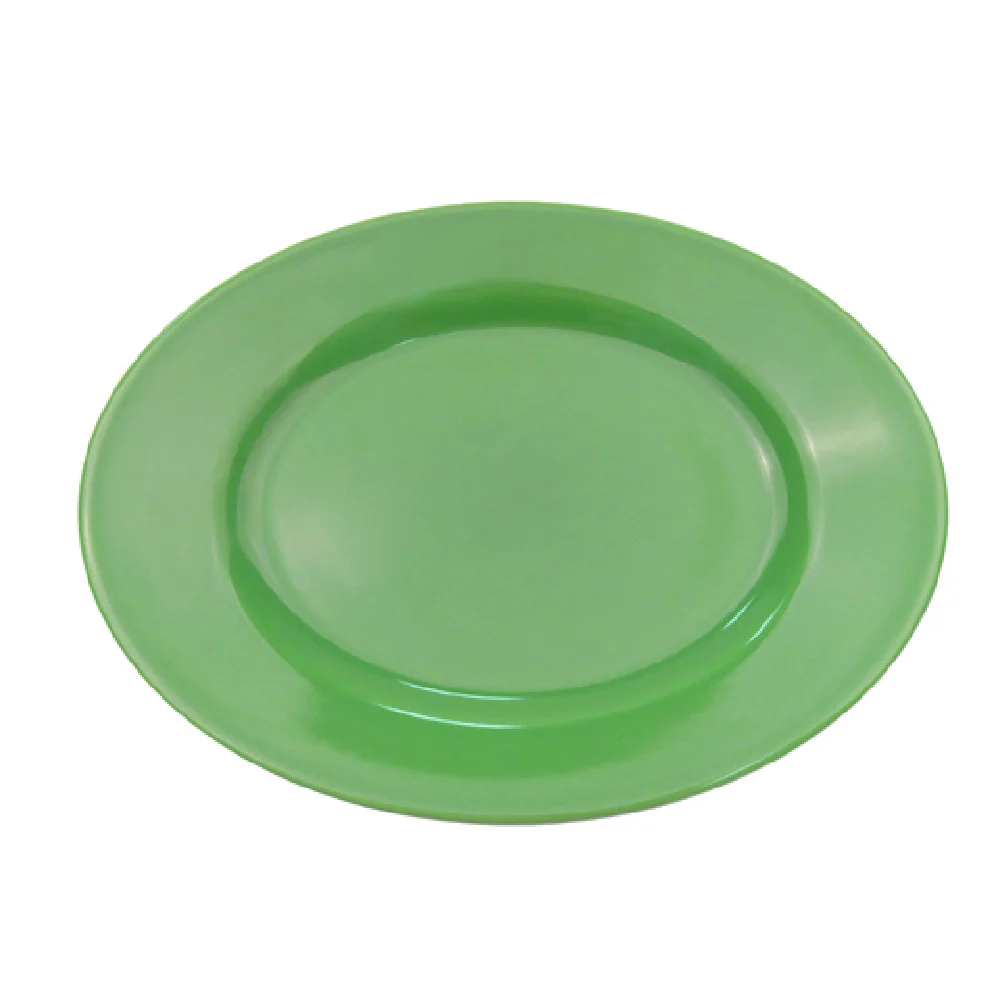 CAC China LV-12-G 10-3/8 Inch Oval Platter Ceramic with Rolled Edge CAC China LV-12-G 10-3/8 Inch Oval Platter Ceramic with Rolled Edge