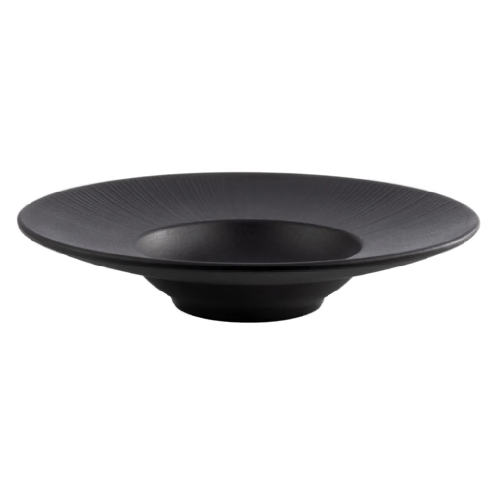 Libbey APS 85098 10 Oz. Black Round Soup Plate Melamine - Scratch and Shock Proof Libbey APS 85098 10 Oz. Black Round Soup Plate Melamine - Scratch and Shock Proof