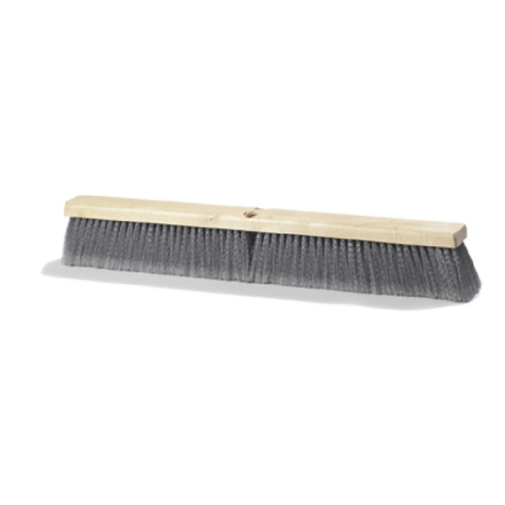Carlisle 3621953623 36 Inch Broom Head Push Gray Palmyra Bristles and Tampico Fibers