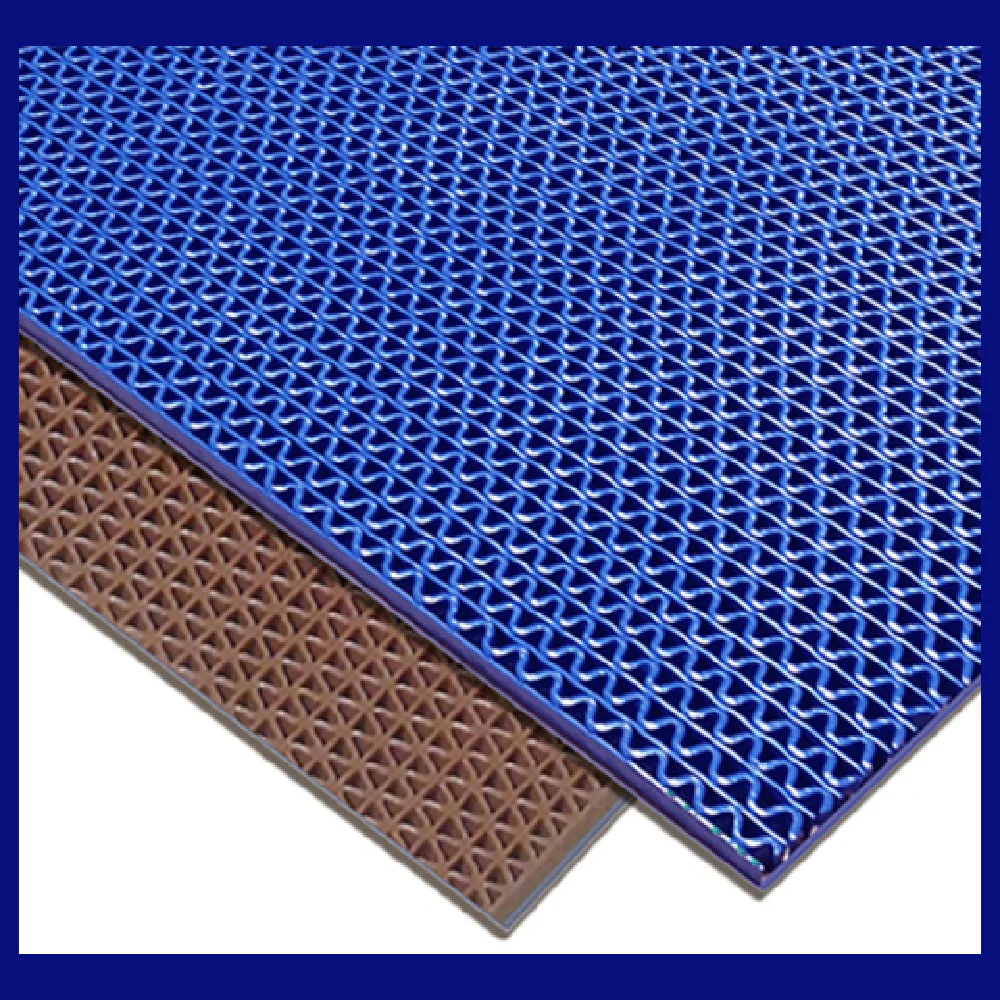 Cactus Mat 1042F-4_BROWN 4’ Aqua Safe Runner Vinyl Coil with Open Back Drainage